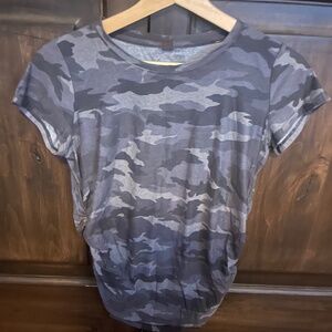 Beyond The Bump Spacedye Maternity Tee Camo XS